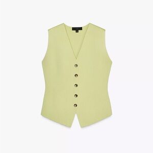 Zara Light Green Knit Vest